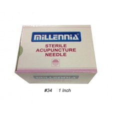 Acupuncture Needle / Finger Needle "Millennia"brand (34# 0.25 inch )